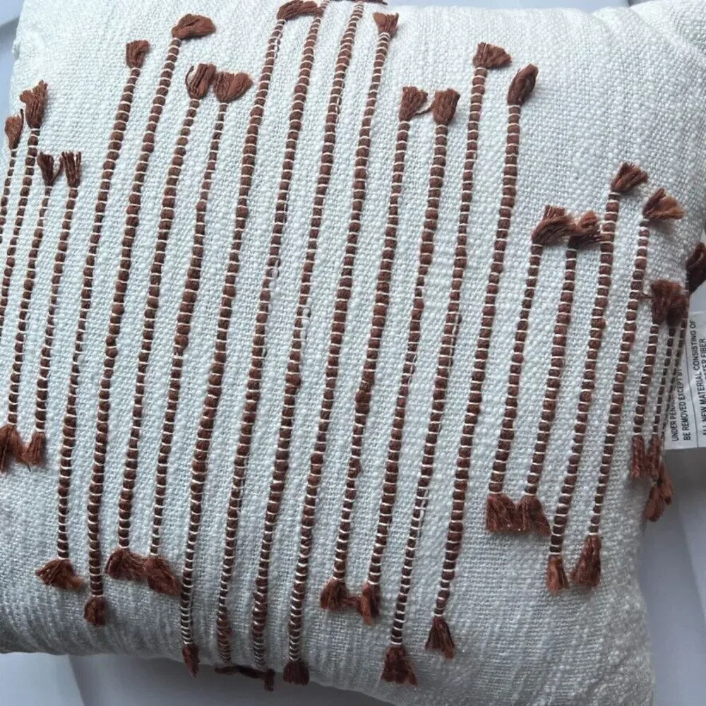 Hearth & Hand Magnolia Home Multi Texture Dash Throw Pillow NEW